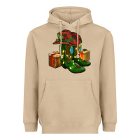 Mushroom cowboy hat with boots christmas Heavyweight Hoodie - RanaPortraitStore