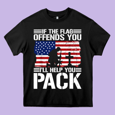 If The Flag Offends You Heavy Core Tee Designed By Artisfamous