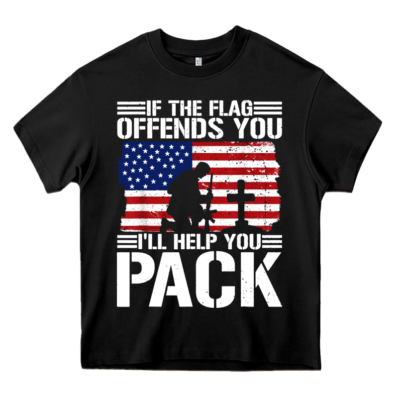 If The Flag Offends You Heavy Core Tee by artisFamous | Teevron