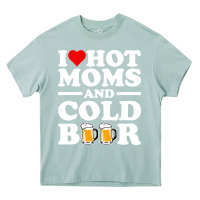 Arona i love heart hot moms cold beer funny adult drinking joke Heavy Core Tee - artisFamous