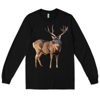 Black Mule Buck Deer Long Sleeve Tee - LillyAllenDesigns
