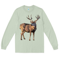 Matcha Mule Buck Deer Long Sleeve Tee - LillyAllenDesigns