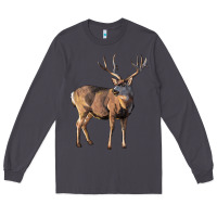 Smoke Mule Buck Deer Long Sleeve Tee - LillyAllenDesigns