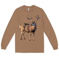 Toasted Coconut Mule Buck Deer Long Sleeve Tee - LillyAllenDesigns