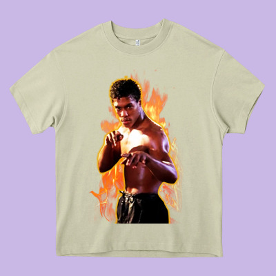 Bruce Leroy Heavy Core Tee Designed By Artisfamous