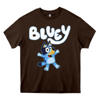 Chocolate Brown blue cats Heavy Core Tee - artisFamous