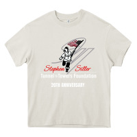 Cream tunnel to towers foundation Heavy Core Tee - artisFamous