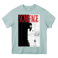 Arona scarface distressed movie photo Heavy Core Tee - artisFamous