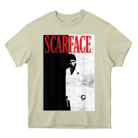 Mossy scarface distressed movie photo Heavy Core Tee - artisFamous