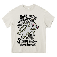 Cream soft kitty warm kitty Heavy Core Tee - artisFamous