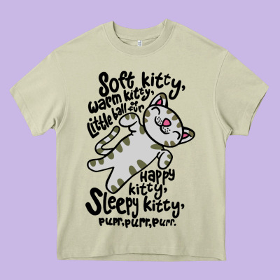 Soft Kitty Warm Kitty Heavy Core Tee Designed By Artisfamous