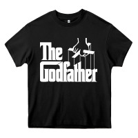 The Godfather Original White Title Heavy Core Tee | Teevron