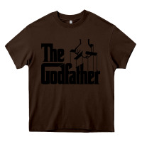 Chocolate Brown the godfather original white title Heavy Core Tee - artisFamous