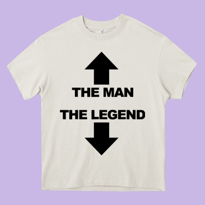The Man The Legend Funny Adult Humor Heavy Core Tee Designed By Artisfamous