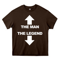 The Man The Legend Funny Adult Humor Heavy Core Tee | Teevron