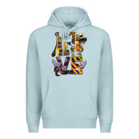 Blue Mist halloween love gnome Premium Hoodie - BarkalooDesign