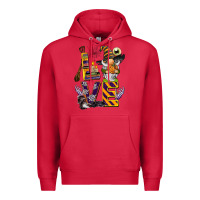 Cardinal halloween love gnome Premium Hoodie - BarkalooDesign