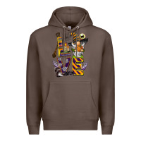 Coffee halloween love gnome Premium Hoodie - BarkalooDesign