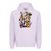 Lilac halloween love gnome Premium Hoodie - BarkalooDesign