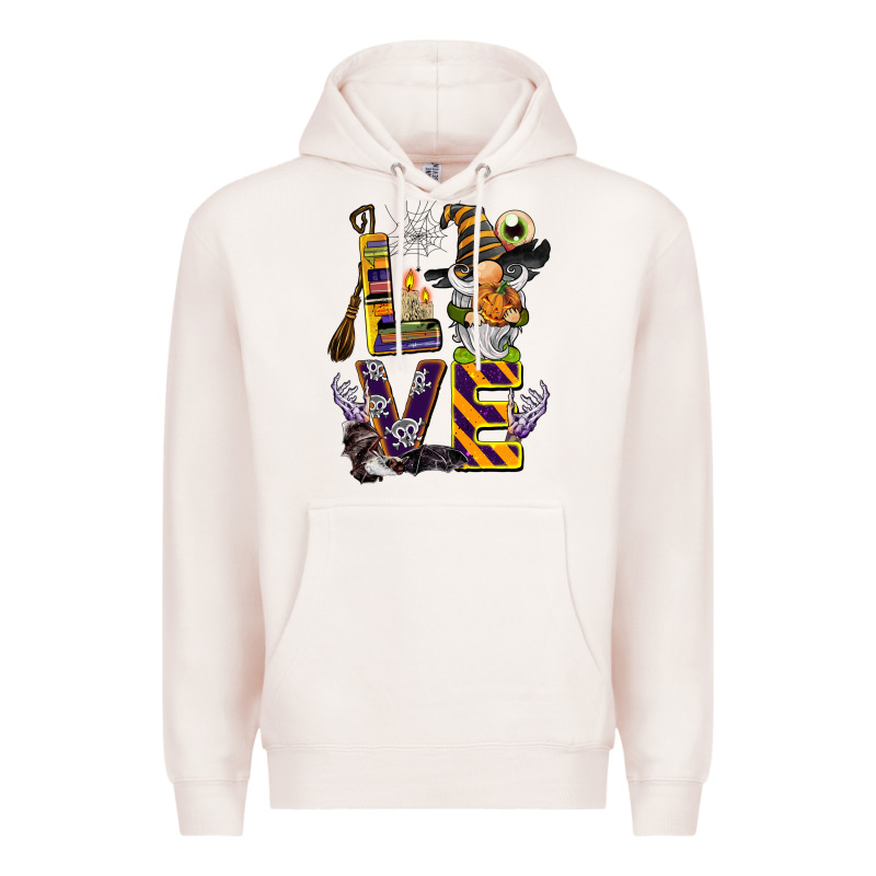 Halloween Love Gnome Premium Hoodie by BarkalooDesign | Teevron