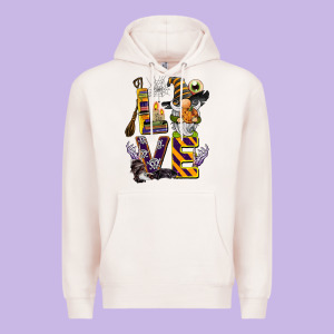 Halloween Love Gnome Premium Hoodie Designed By Barkaloodesign