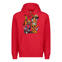 Red halloween love gnome Premium Hoodie - BarkalooDesign