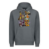 Rock halloween love gnome Premium Hoodie - BarkalooDesign