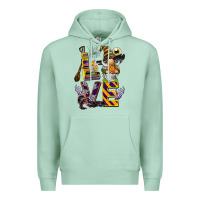 Seafoam halloween love gnome Premium Hoodie - BarkalooDesign