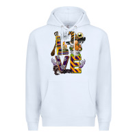 White halloween love gnome Premium Hoodie - BarkalooDesign