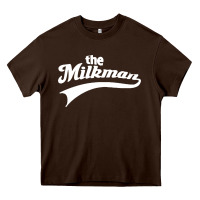 Chocolate Brown the milk man Heavy Core Tee - artisFamous