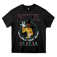 Black a movie powerline Heavy Core Tee - artisFamous