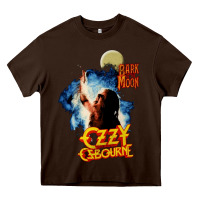 Chocolate Brown bark at the moon Heavy Core Tee - artisFamous
