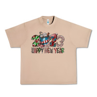 Burro 2023 Happy New Year Urban Heavy Tee - CowhideDigitalArt
