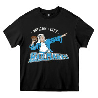 Black vatican city hailmarys Heavy Core Tee - artisFamous