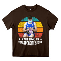 Tom Daley Knitting Is My Favourite Sport  3 Heavy Core Tee | Teevron