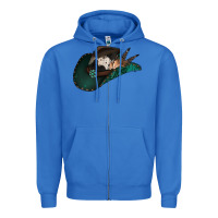 True Royal cowhide flowers cowboy hat Zipper Hoodie - Jasminsmagicworld