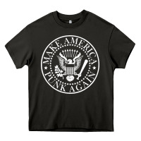 Asphalt funny make america punk again vintage rock seal Heavy Core Tee - artisFamous