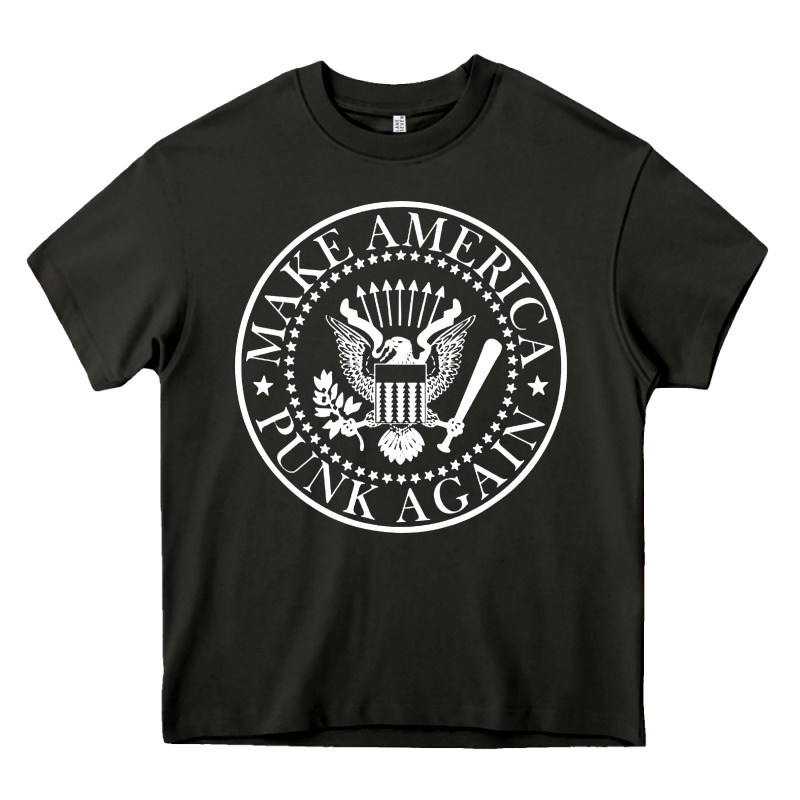 Funny Make America Punk Again Vintage Rock Seal Heavy Core Tee by artisFamous | Teevron