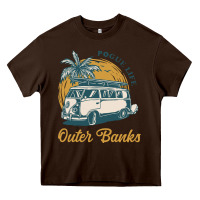 Chocolate Brown outer banks pogue life. Heavy Core Tee - artisFamous