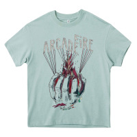Arona arcade fire hand Heavy Core Tee - artisFamous
