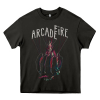 Asphalt arcade fire hand Heavy Core Tee - artisFamous