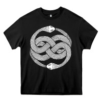 Black auryn neverending story Heavy Core Tee - artisFamous