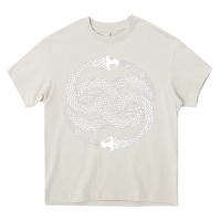 Cream auryn neverending story Heavy Core Tee - artisFamous