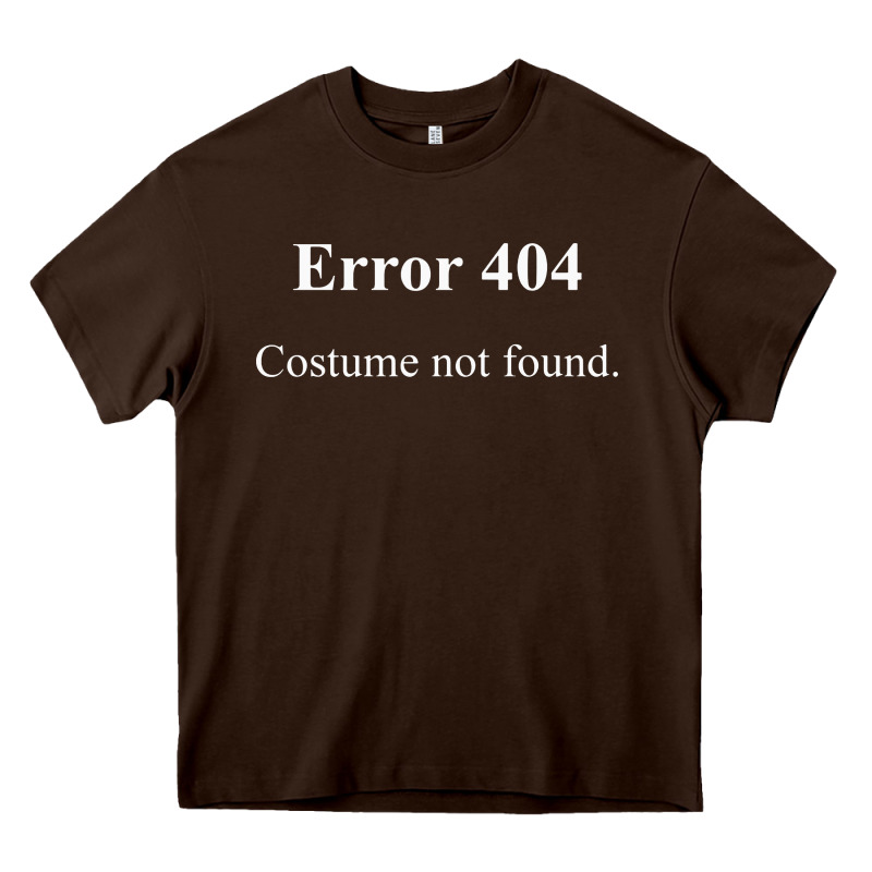 404 Costume Not Found In White Version Heavy Core Tee by artisFamous | Teevron