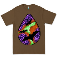Cacao halloween bat  teardrop Premium Tee - BundleAndBundleShop