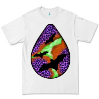 White halloween bat  teardrop Premium Tee - BundleAndBundleShop