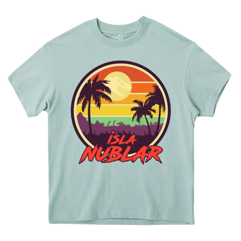 Isla Nublar Holiday Heavy Core Tee by artisFamous | Teevron