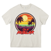 Cream isla nublar holiday Heavy Core Tee - artisFamous