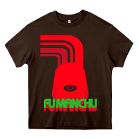Chocolate Brown fu manchu Heavy Core Tee - artisFamous