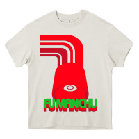 Cream fu manchu Heavy Core Tee - artisFamous